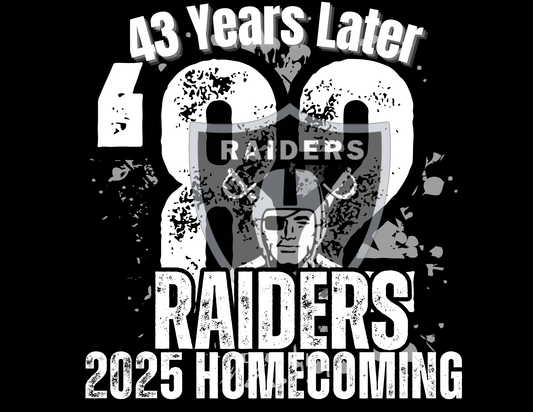 RAIDERS BLACK HOMECOMING