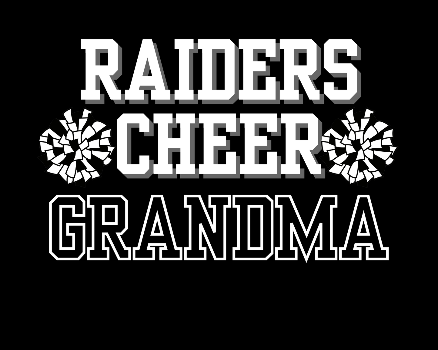 RAIDERS CHEER GRANDMA